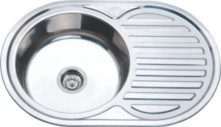 Кухонная мойка РМС MD8-7750OVL нержавеющая сталь